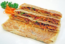 Duck and BBQ Pork Flatbread